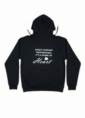 DSP heart pull over hoodie