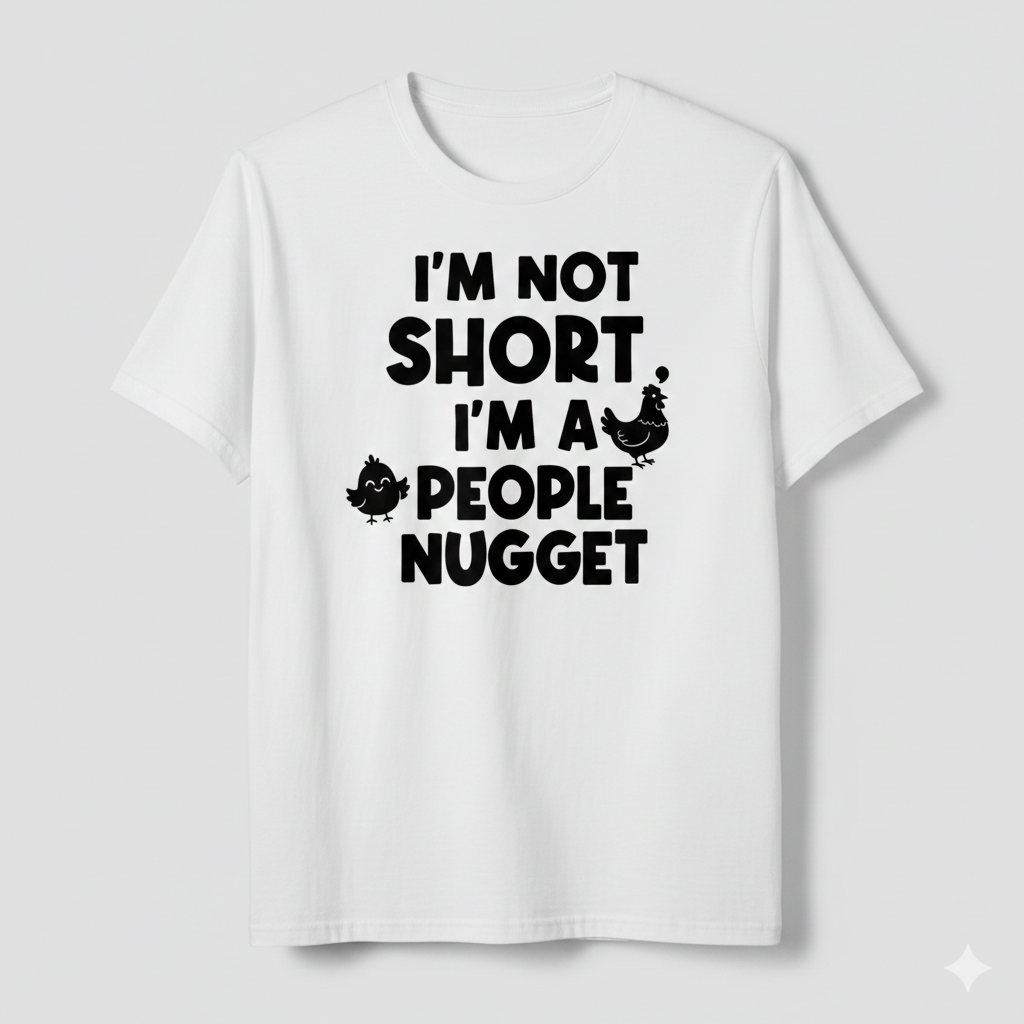 I'm not short I'm a people nugget